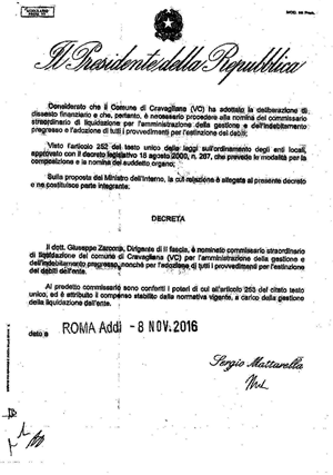 Organo straordinario di liquidazione