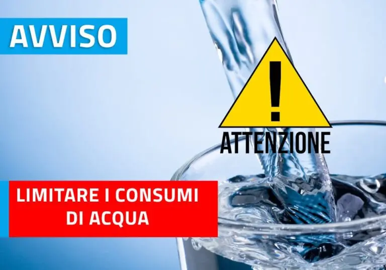 Limitazione dei consumi idrici su tutto il territorio comunale di Cravagliana